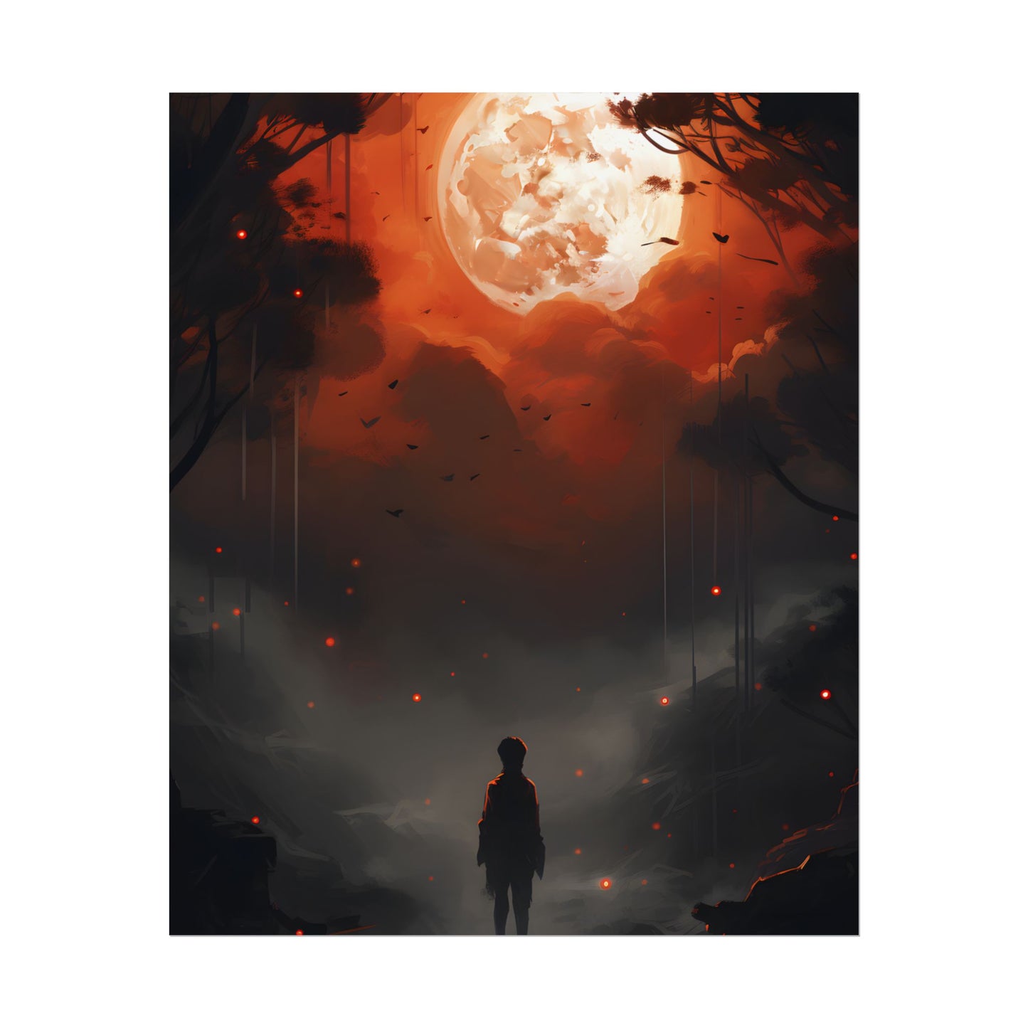 Serene Outdoors: A Peaceful Moment - Poster