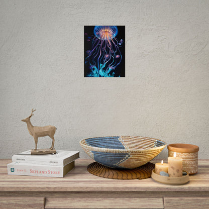 Bioluminescent Oceanic Ballet: A Mesmerizing Performance - Poster