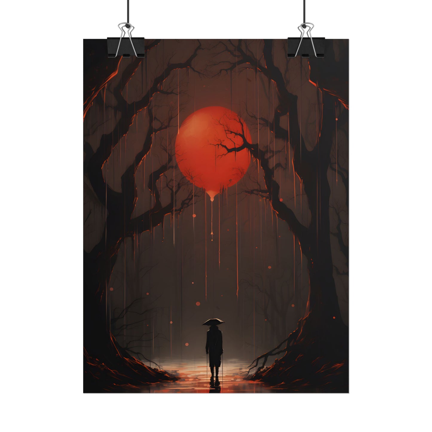 Candid Moment: Intimate Indoor Artwork - Poster