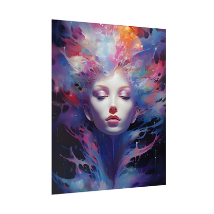 Otherworldly Celestial Dreams: Impressionistic Art Gallery - Poster