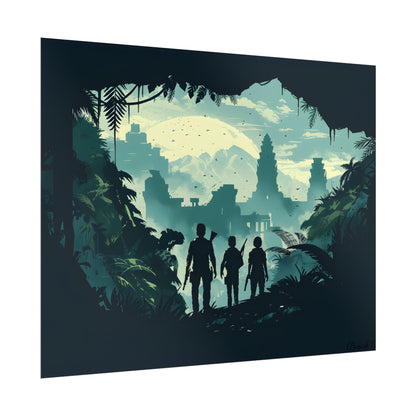 Adventurous Pair: Heroes by Side - Poster