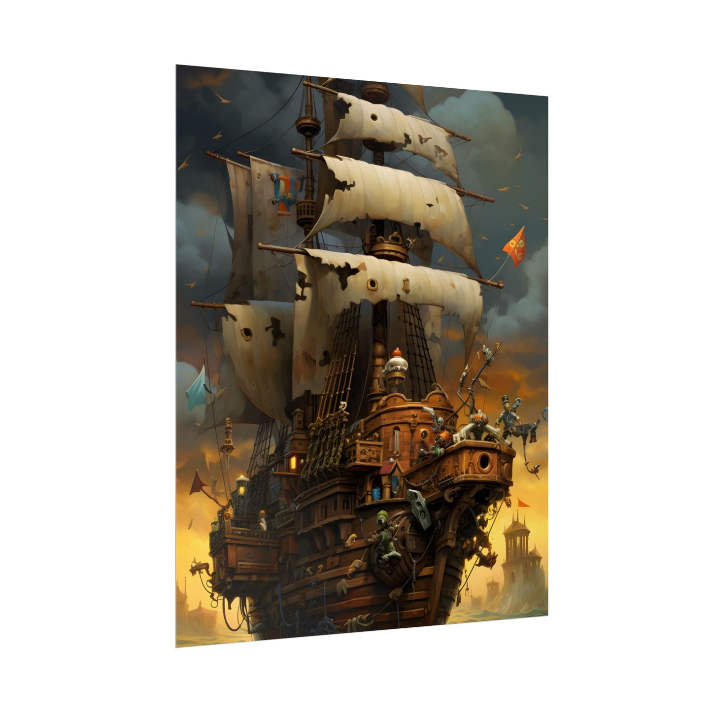 Swashbuckling Time Travelers: Maritime Adventure - Poster