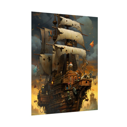 Swashbuckling Time Travelers: Maritime Adventure - Poster