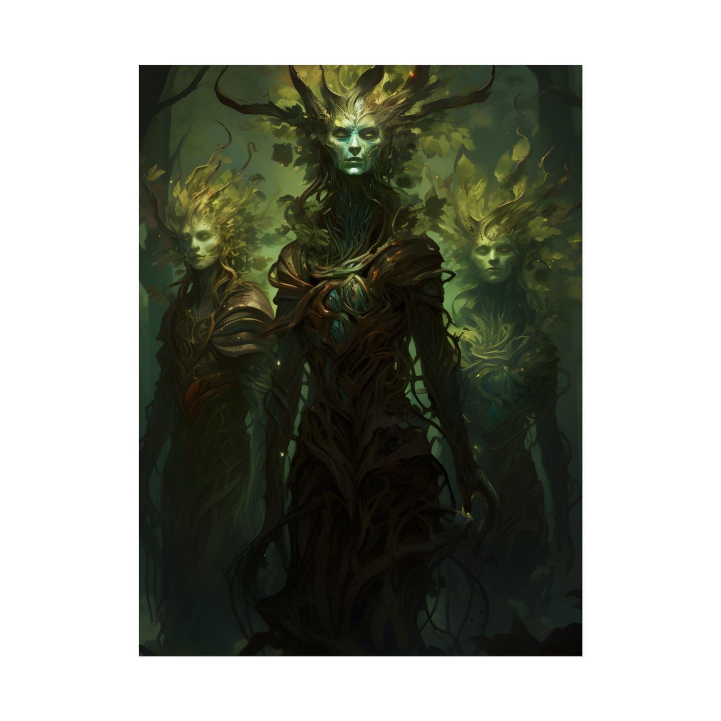 Mystical Forest Guardians: Ancient Tree Spirits Awaken - Poster