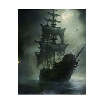Pirate Ghost Ship: Sailing Through the Ocean - Poster