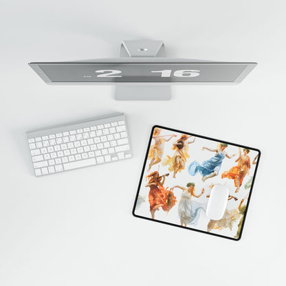 Ethereal Goddesses of Greece: Athena to Nemesis Artwork - Desk Mat