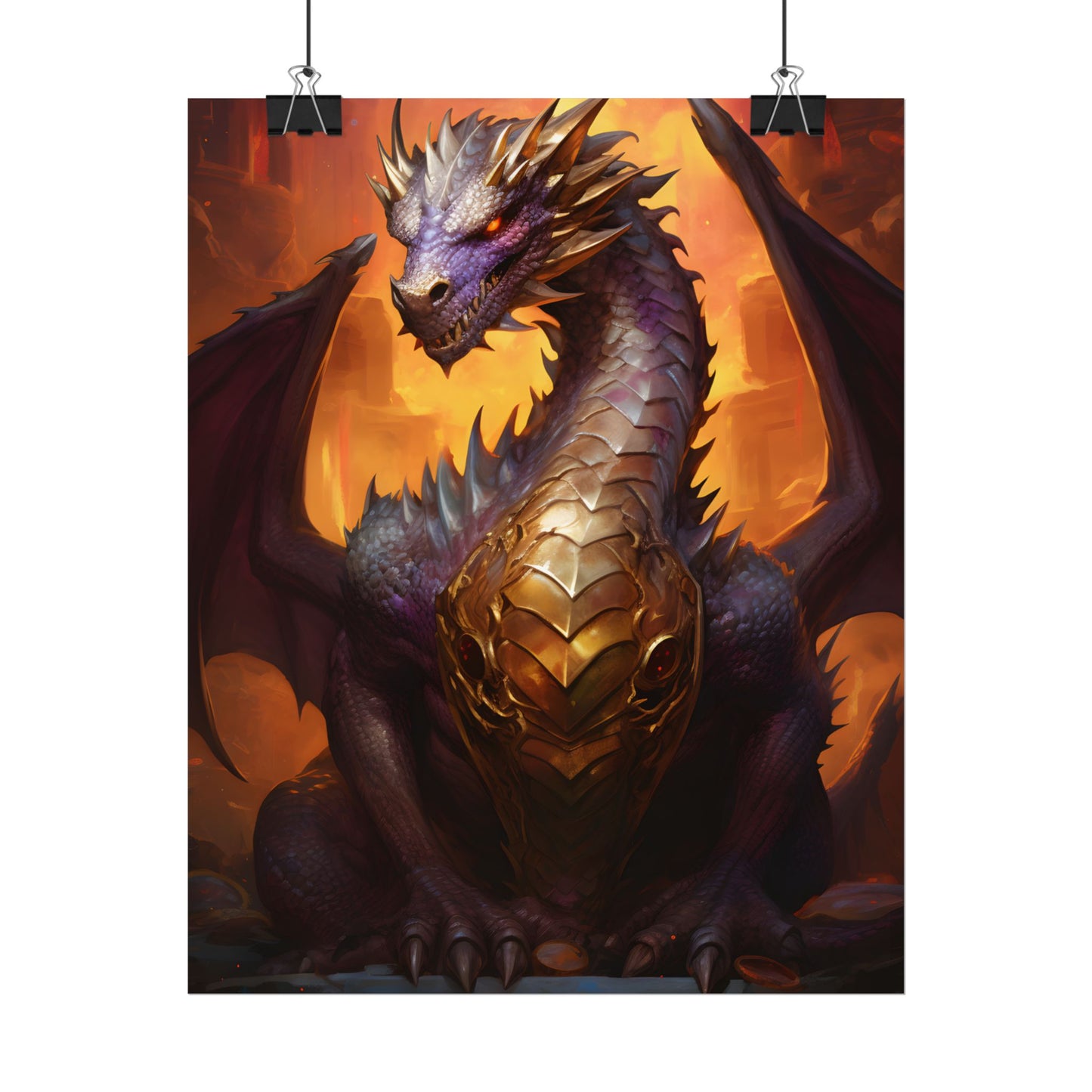 Fantasy Dragon's Treasure: Majestic Guardian - Poster