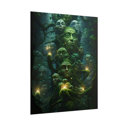 Mystical Ancient Forest Guardians: Natural Artwork - Poster