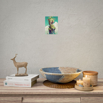 Pixelated Cyber-Pet World: A Group of Colorful Creatures - Poster