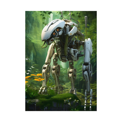 Robotic Wildlife Sanctuary: AI-Operated Oasis - Poster
