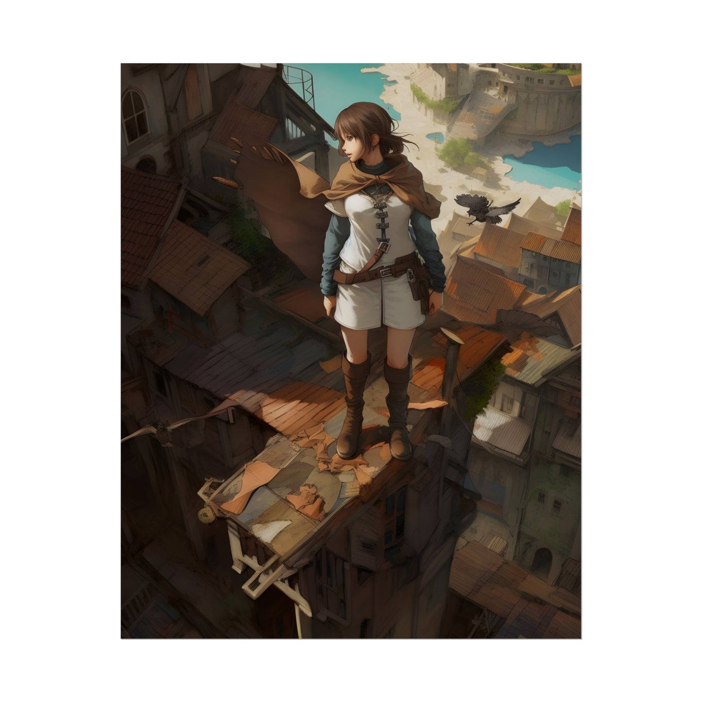 Dramatic Bird's Eye View: Anime in Flight - Poster