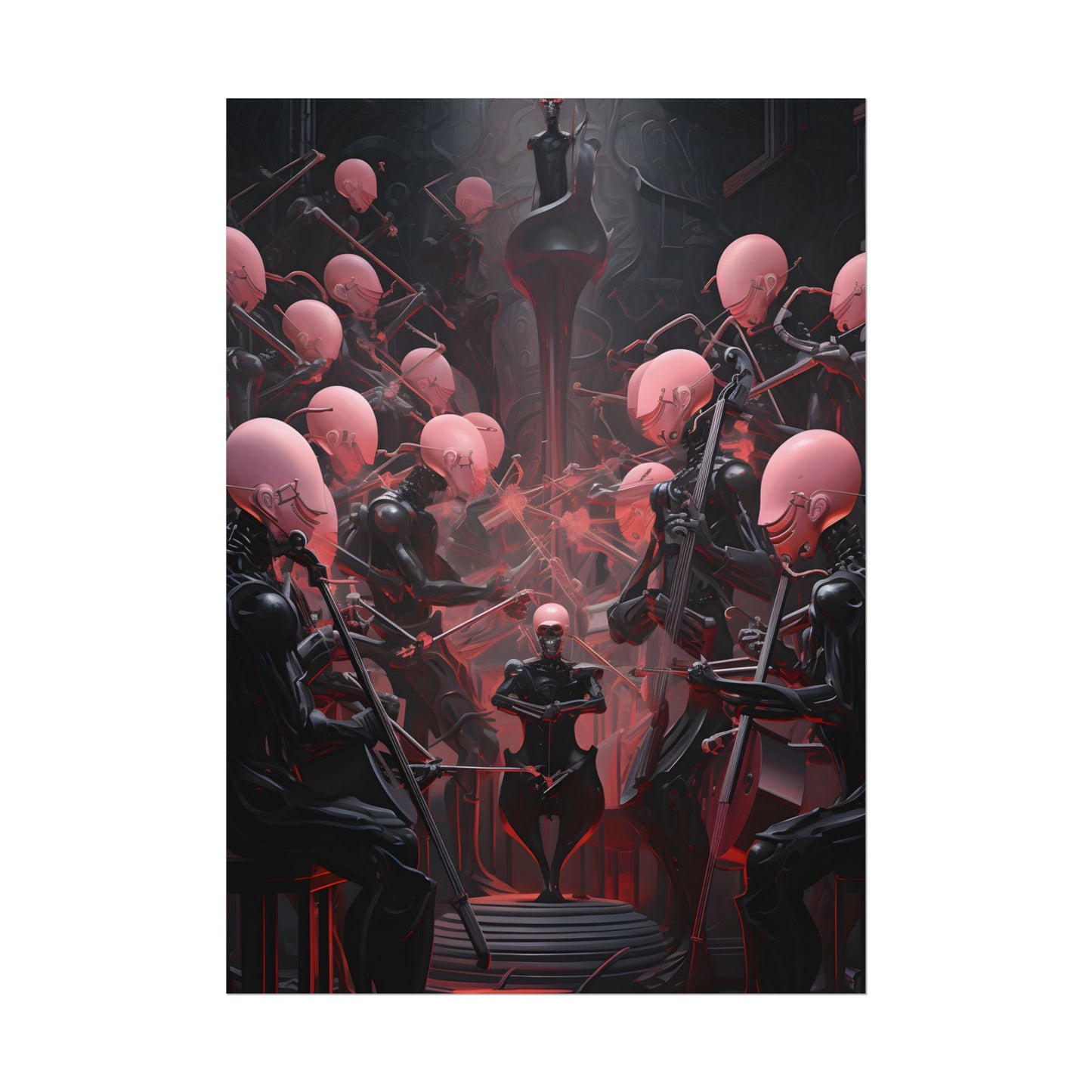 Robot Symphony: A Sentient Orchestra of Robots in Harmony - Poster