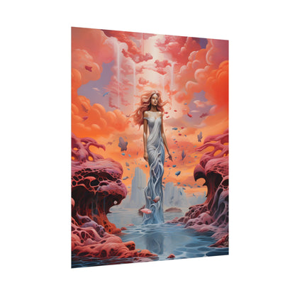 Immersive Dreamscape: A Surreal Journey through Psychedelic Art - Poster