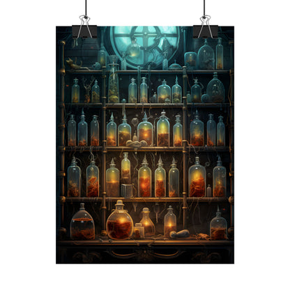 Lab Secrets: A Mysterious Science Experiment Unveiled - Poster