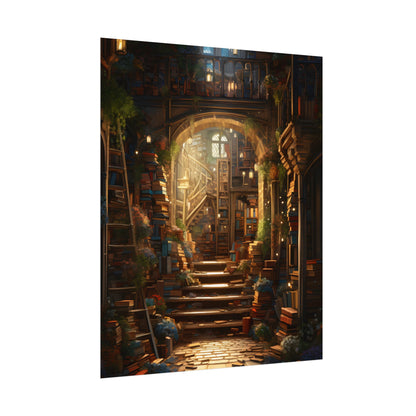 Magical Bookshop: Cozy Artwork of a Charming Bookshop - Poster