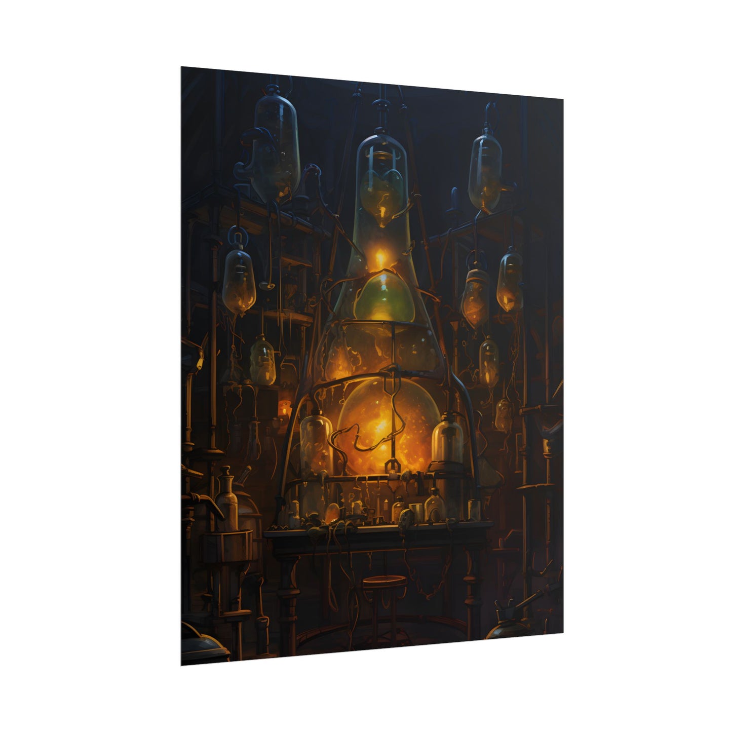 Mysterious Lab: Scientific Secrets in Darkness - Poster