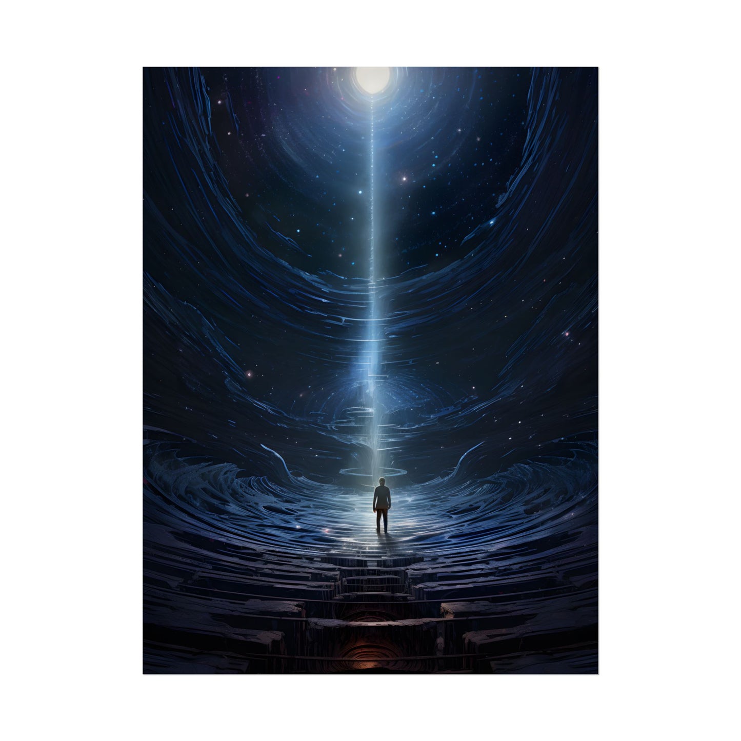 Intrepid Space Explorer: A Journey Through Stars and Galaxies - Poster