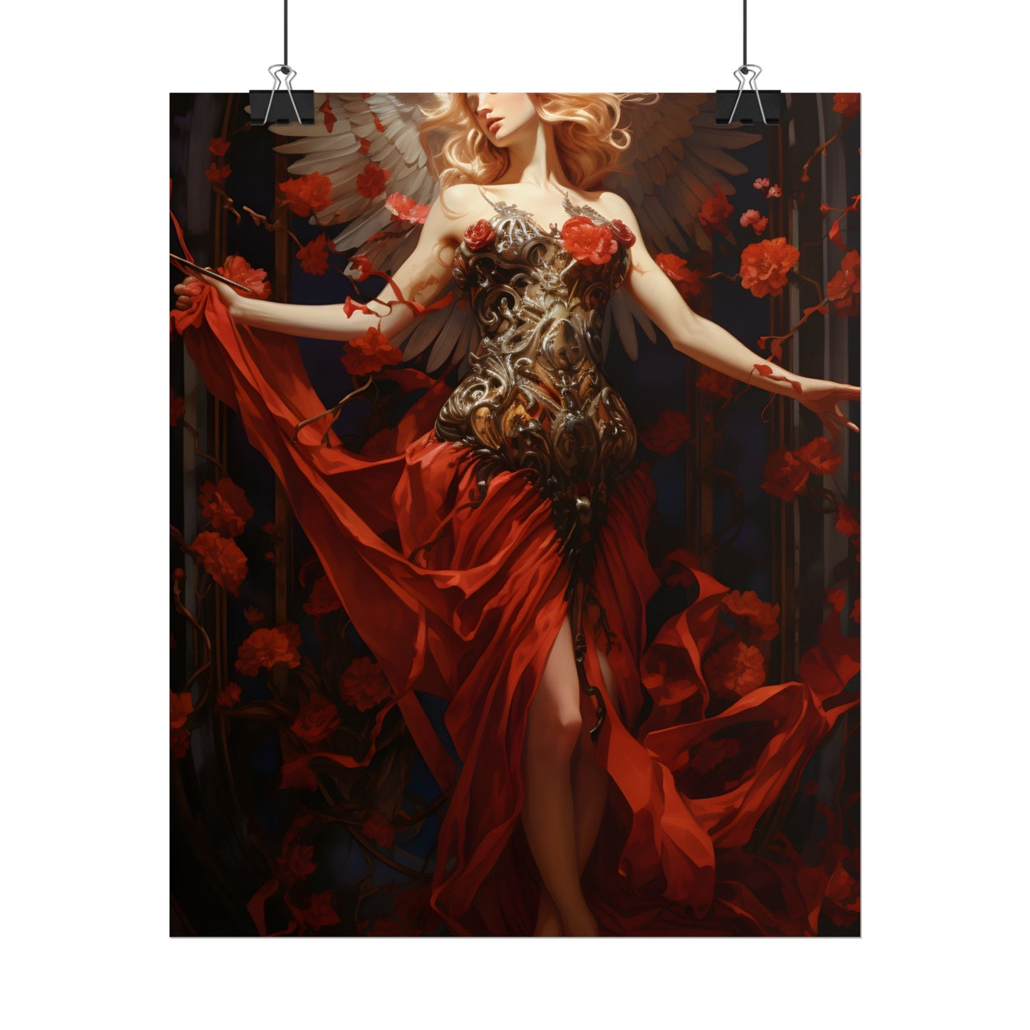 Enigmatic Guardian: A Figure of Mysterious Presence - Poster