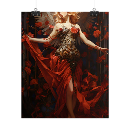 Enigmatic Guardian: A Figure of Mysterious Presence - Poster