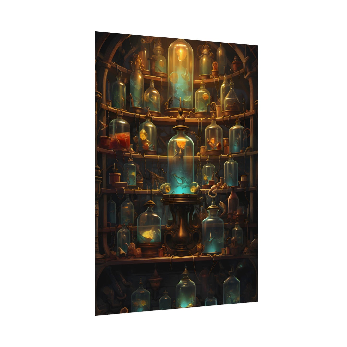 Lab Curiosities: Mysterious Research Space Artwork - Poster