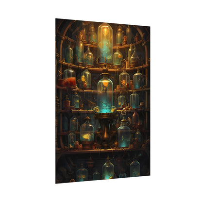 Lab Curiosities: Mysterious Research Space Artwork - Poster