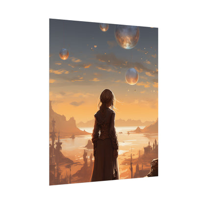 Casual Selfie: Reflection Artwork - Poster