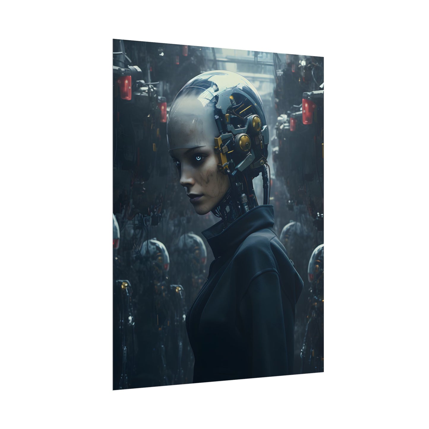 A group of charismatic thieves pull off a daring robotic art heist - Action - Poster