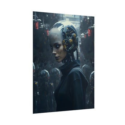 A group of charismatic thieves pull off a daring robotic art heist - Action - Poster