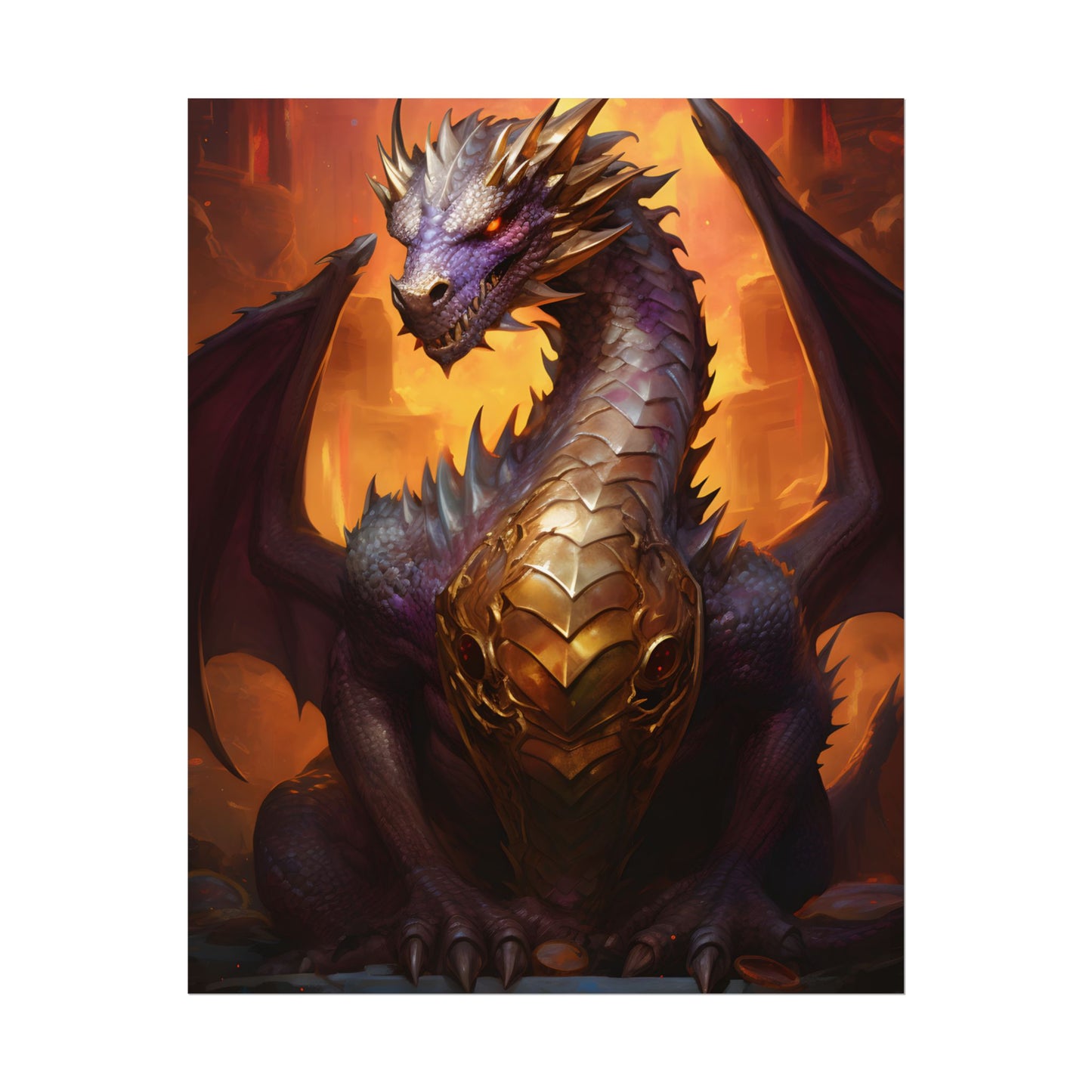Fantasy Dragon's Treasure: Majestic Guardian - Poster