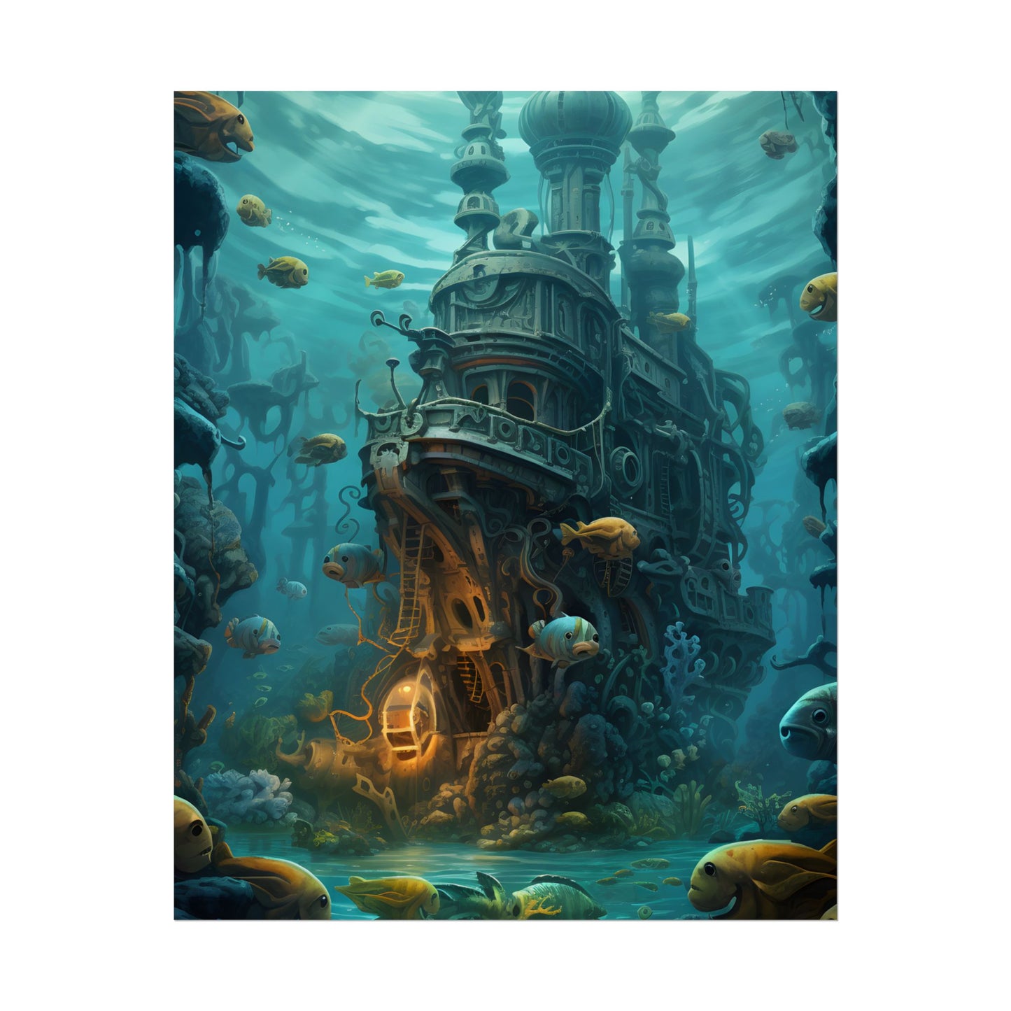 Steampunk Underwater Adventure: Captain Nemos Quest - Poster