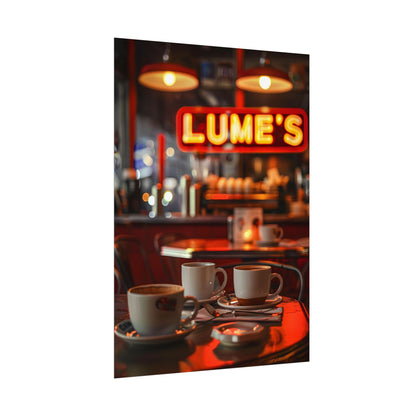 Retro Kitchen Diner: Vintage Artwork from Lukes - Poster