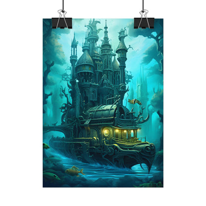 Tidal Quest: Steampunk Depths - Poster