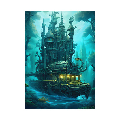 Tidal Quest: Steampunk Depths - Poster
