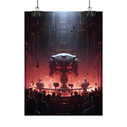 Robot Symphony: Mechanical Music Performance Art - Poster