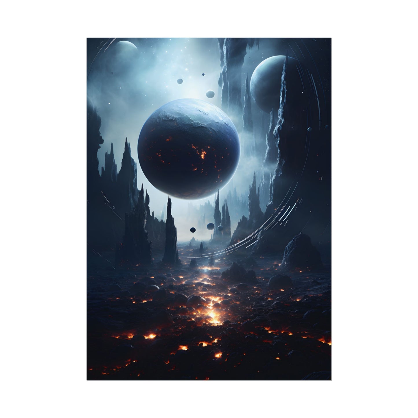 Stellar Encounter: Black Hole Cosmic Mystery - Poster