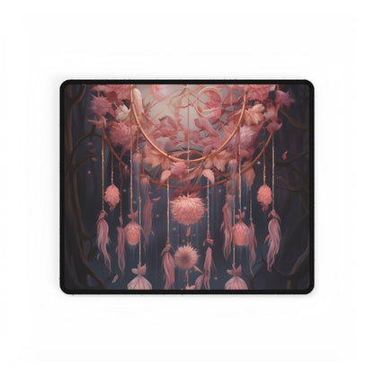 Ethereal Dreamcatcher Realm: Surreal Landscape Art - Desk Mat