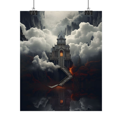 Handheld Message: Personal Artwork in a Small Oval Frame - Poster