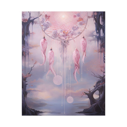 Ethereal Dreamcatcher Realm: Surreal Dreamscape Art - Poster