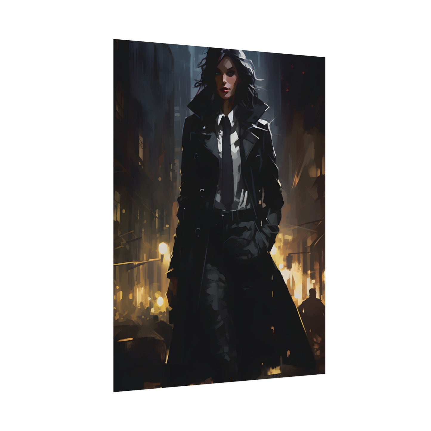 Urban Fantasy Detective: Mystery in City Streets - Poster