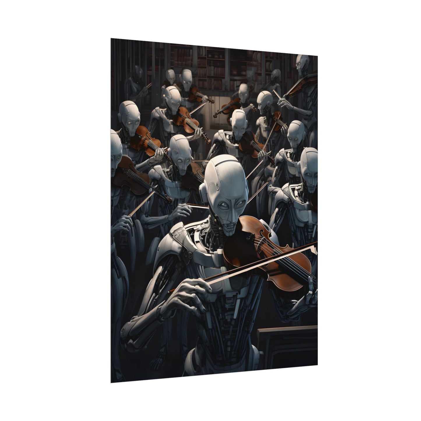 Sentient Robot Symphony: A Robot Orchestra - Poster