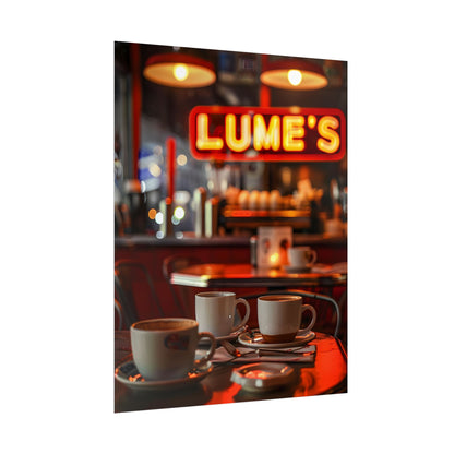 Retro Kitchen Diner: Vintage Artwork from Lukes - Poster