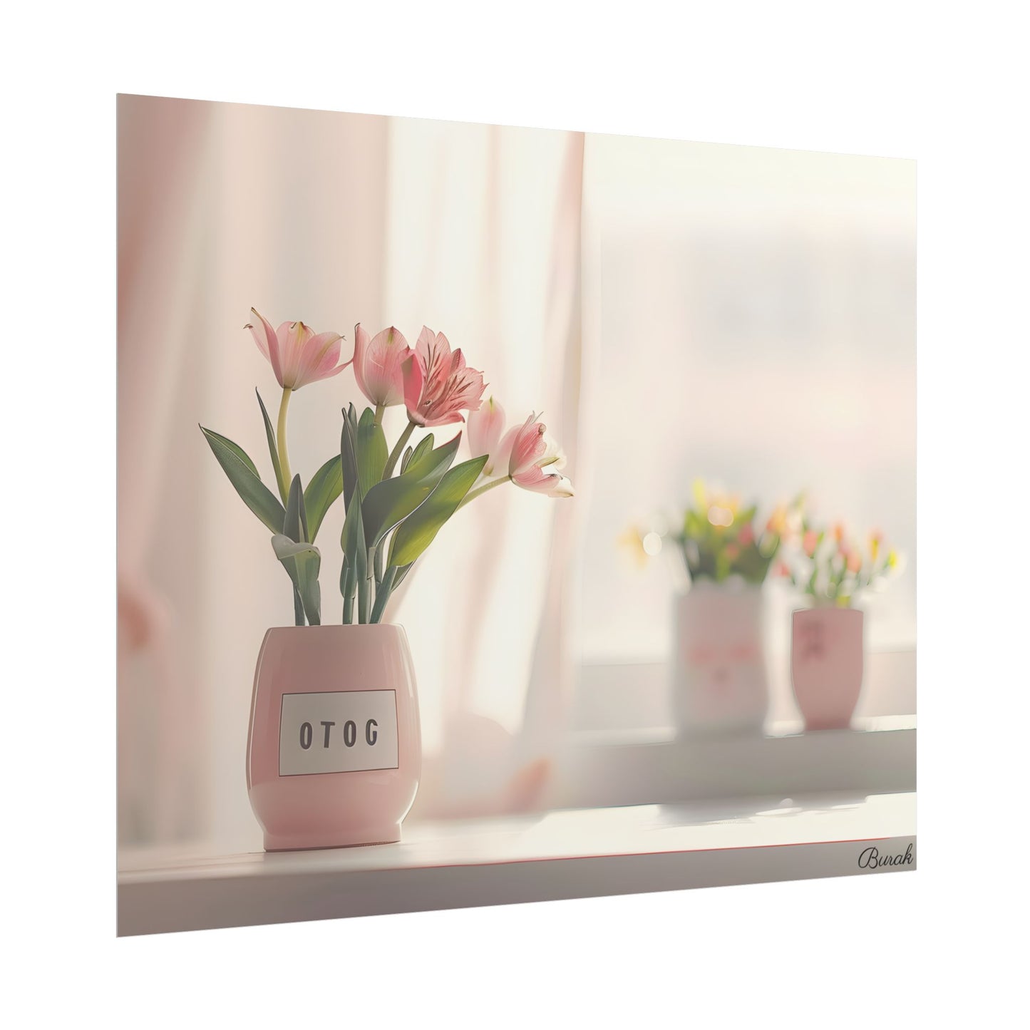 Serene Outdoor Landscape: Soft-Spoken Reminder - Poster