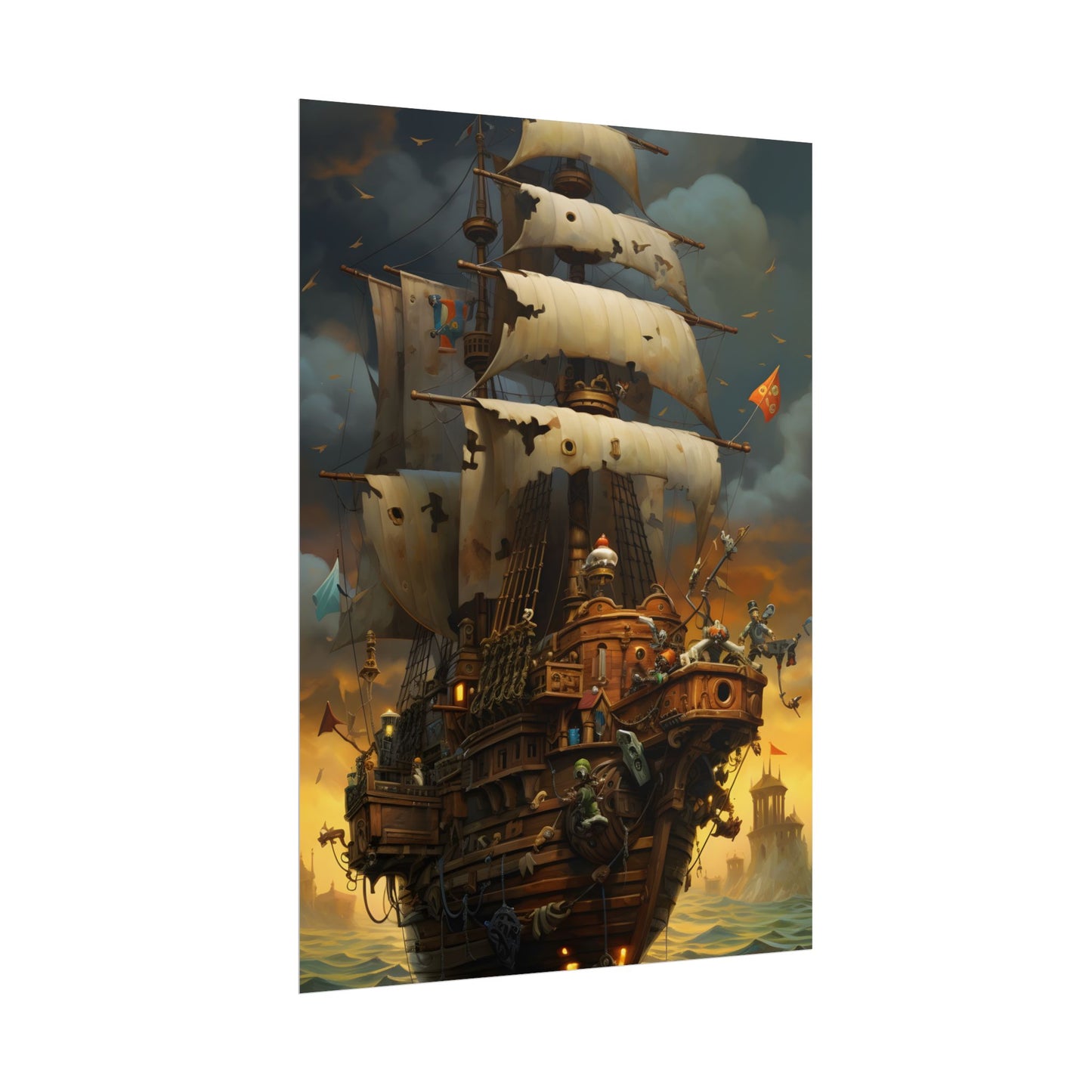 Swashbuckling Time Travelers: Maritime Adventure - Poster