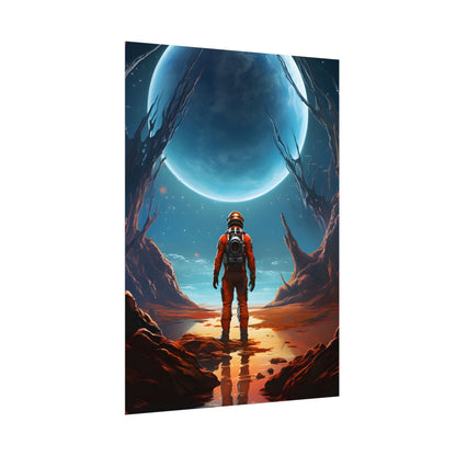 Futuristic Wilderness Explorer - Poster