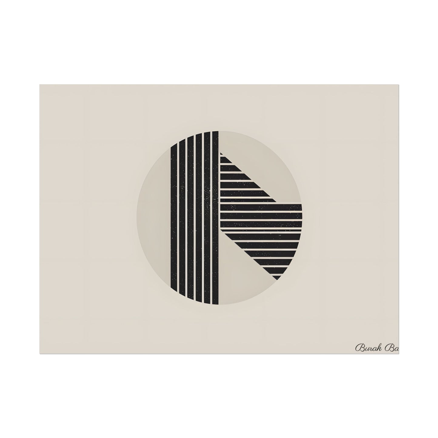 Modern Minimalist Poster: Bold Typography and Geometric Forms - Poster