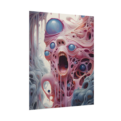 Fabric of Reality: Vibrant Portals and Rifts Artwork - Poster