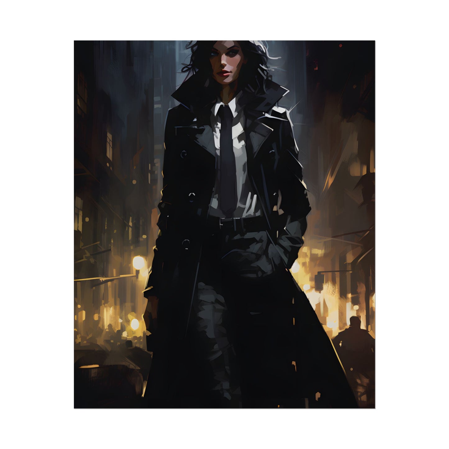 Urban Fantasy Detective: Mystery in City Streets - Poster