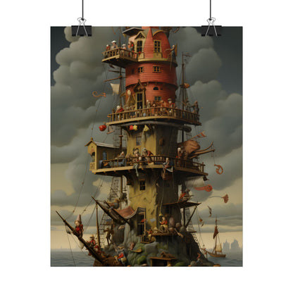 Swashbuckling Time Travelers: A Crew of Pirate Adventurers - Poster