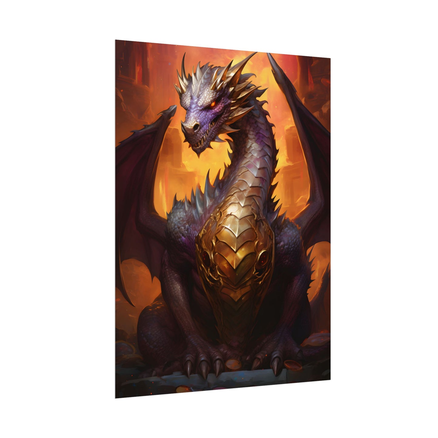 Fantasy Dragon's Treasure: Majestic Guardian - Poster