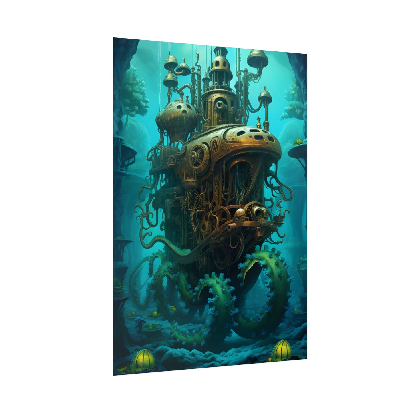 Steampunk Underwater Adventure: Dive into Discovery - Poster